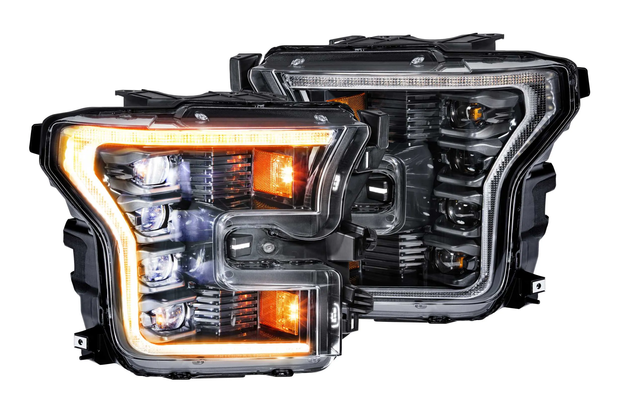 XB LED Headlights: Ford F150 (2015-2017) (Amber DRL)