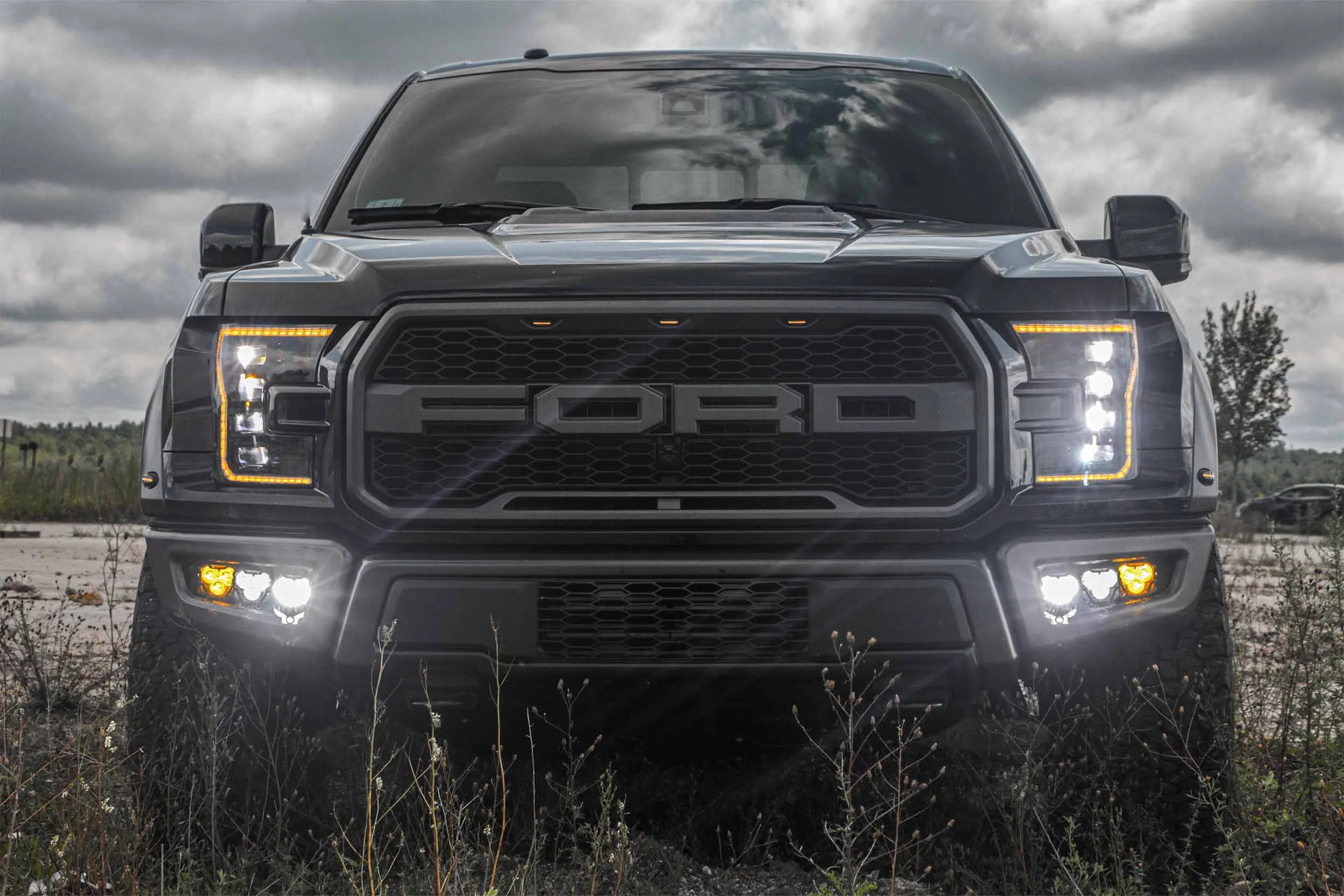 XB LED Headlights: Ford F150 (2015-2017) (Amber DRL)