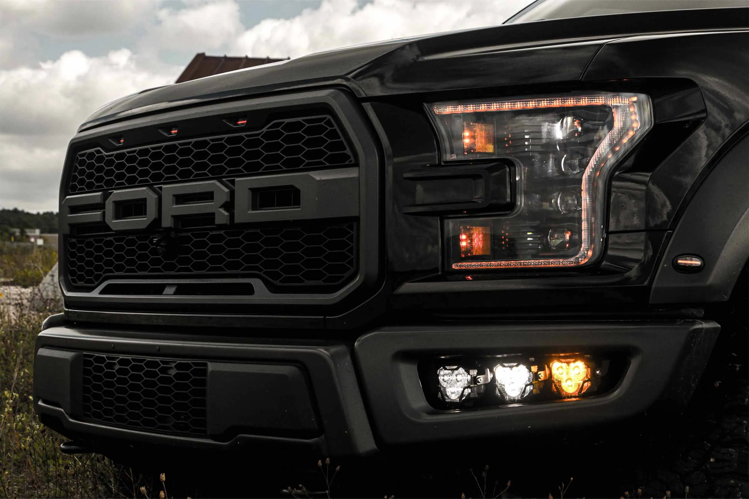 XB LED Headlights: Ford F150 (2015-2017) (Amber DRL)