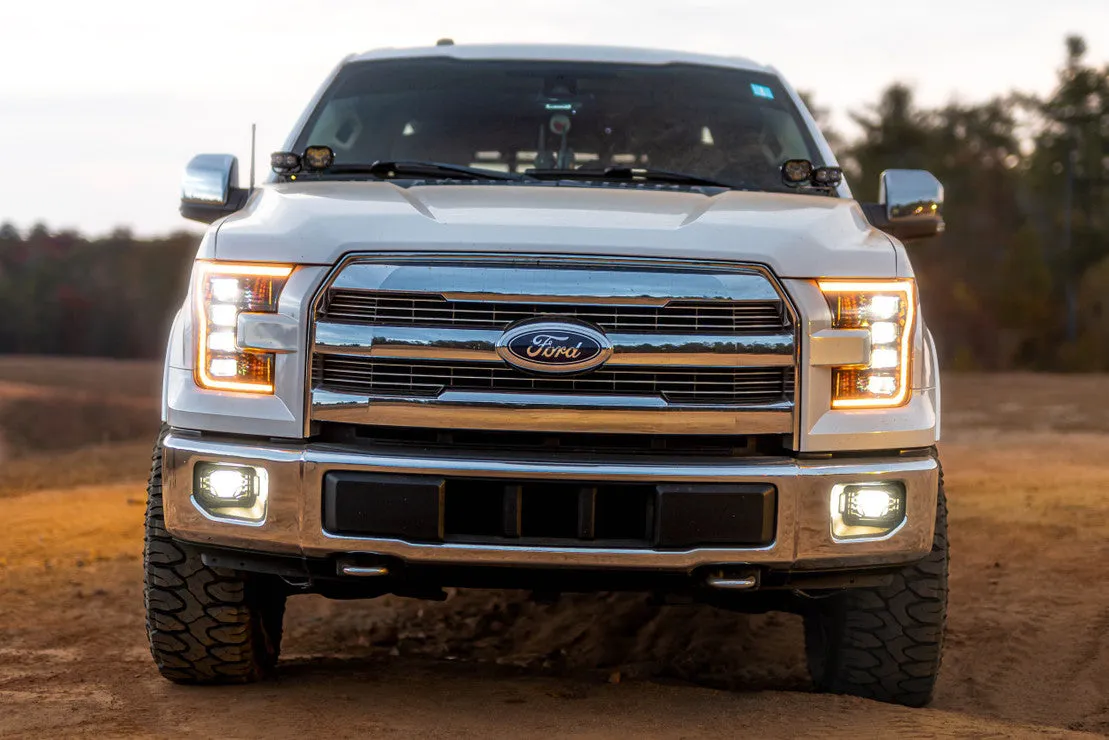 XB LED Headlights: Ford F150 (2015-2017) (Amber DRL)