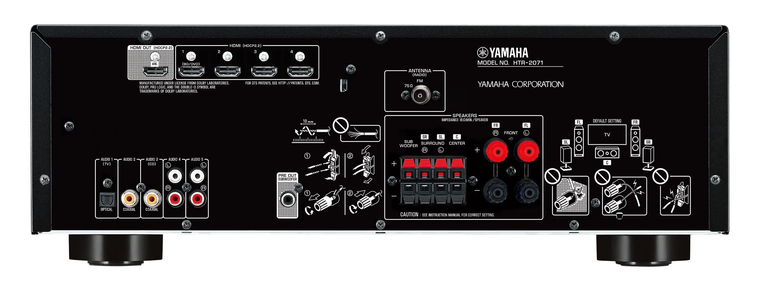 Yamaha YHT-1840 - Complete System Package